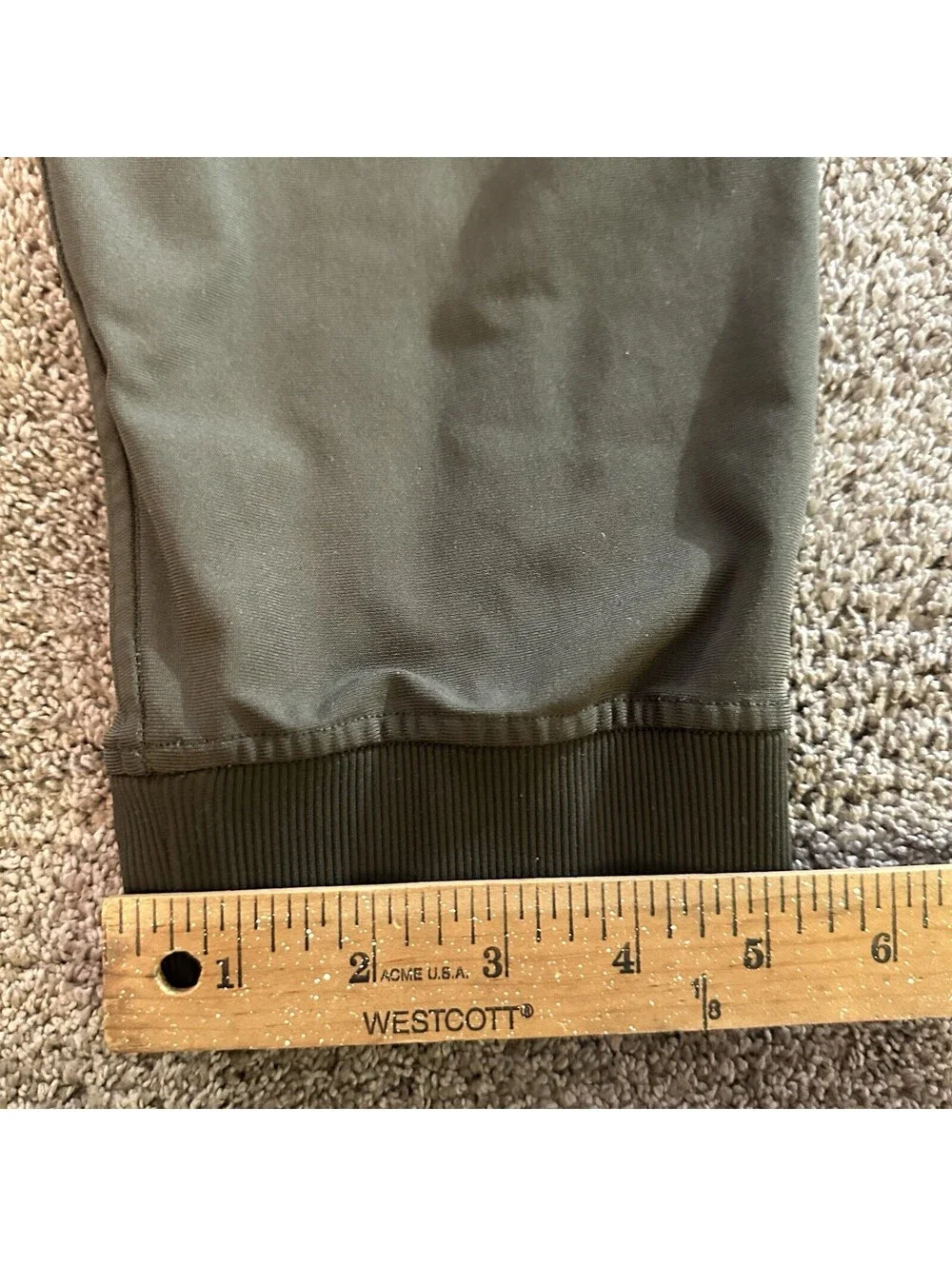 Lululemon ABC Warpstreme Joggers Men’s Large Green 30” Performance Athleisure